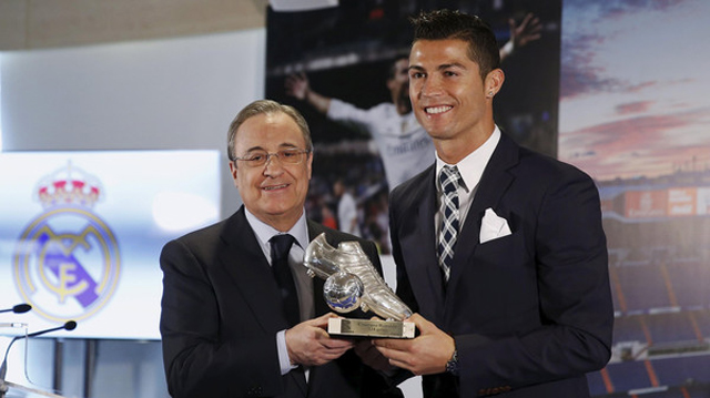 ريال مدريد يحتفل بالرقم القياسي لـ"كريستيانو"