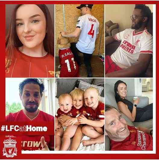 ليفربول يطلق حملة "شجع من البيت"