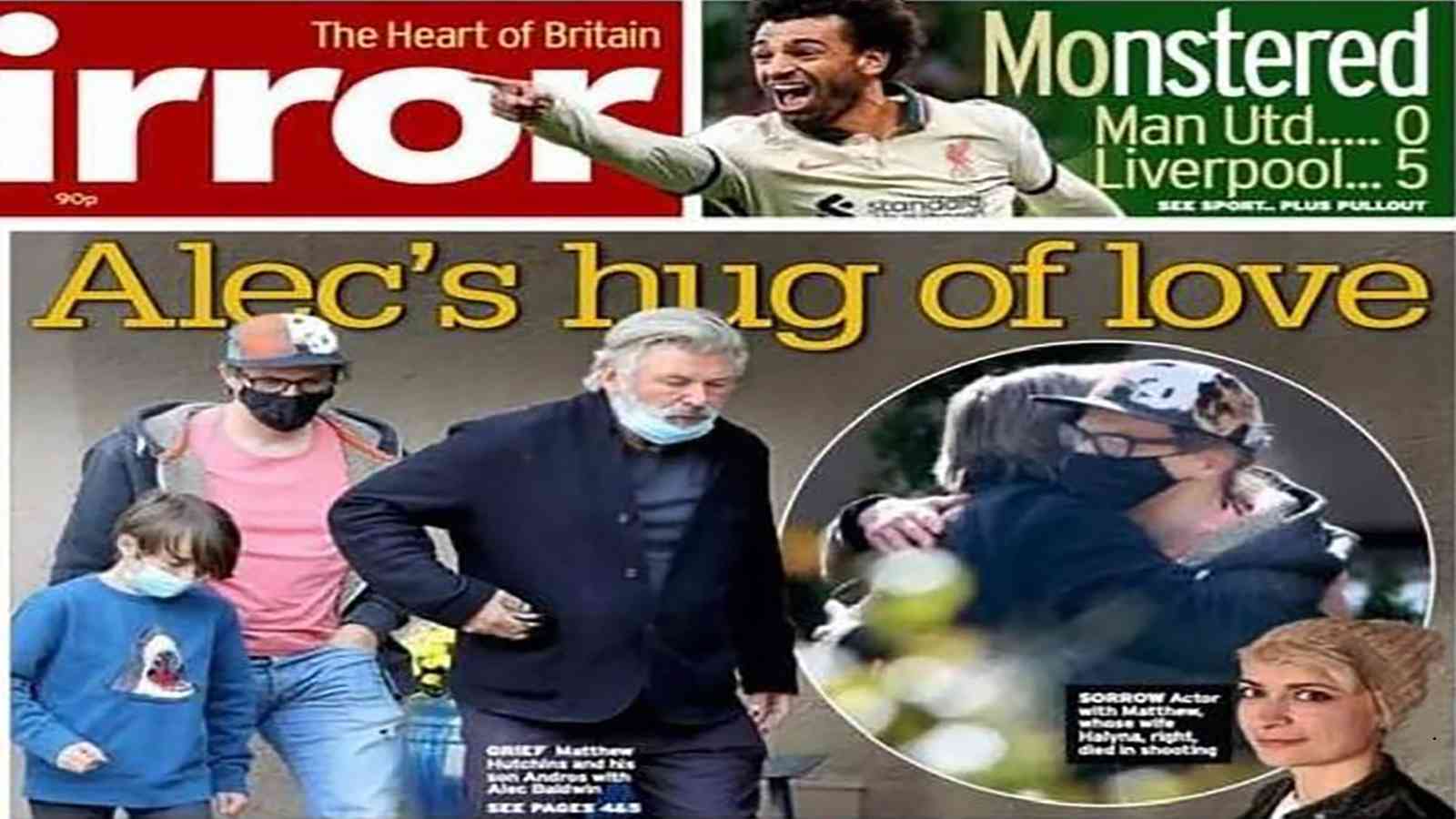 "الوحش" محمد صلاح يتصدّر غلاف "ميرور" البريطانية