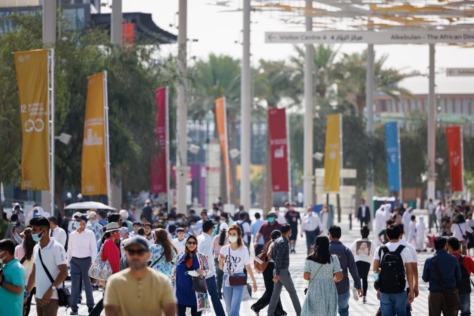 أجنحة الدول المشاركة في إكسبو تمدد ساعات عملها خلال مارس