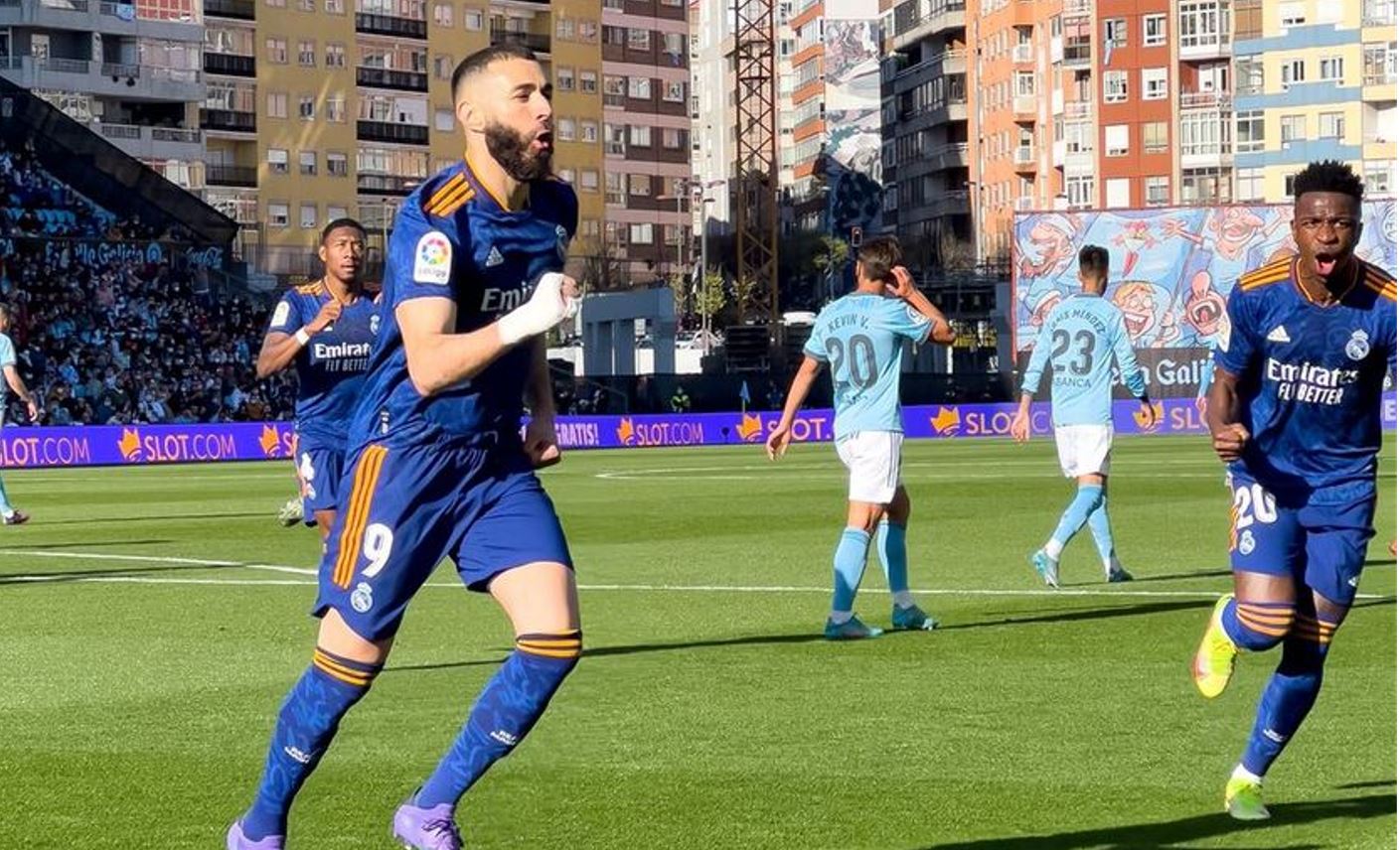كريم بنزيمة يقود ريال مدريد لتعزيز صدارته