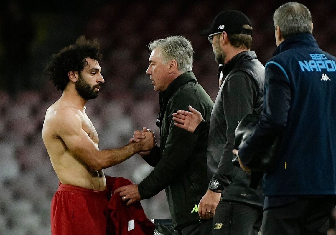 أنشيلوتي يعلق على رغبة صلاح بمواجهة ريال مدريد