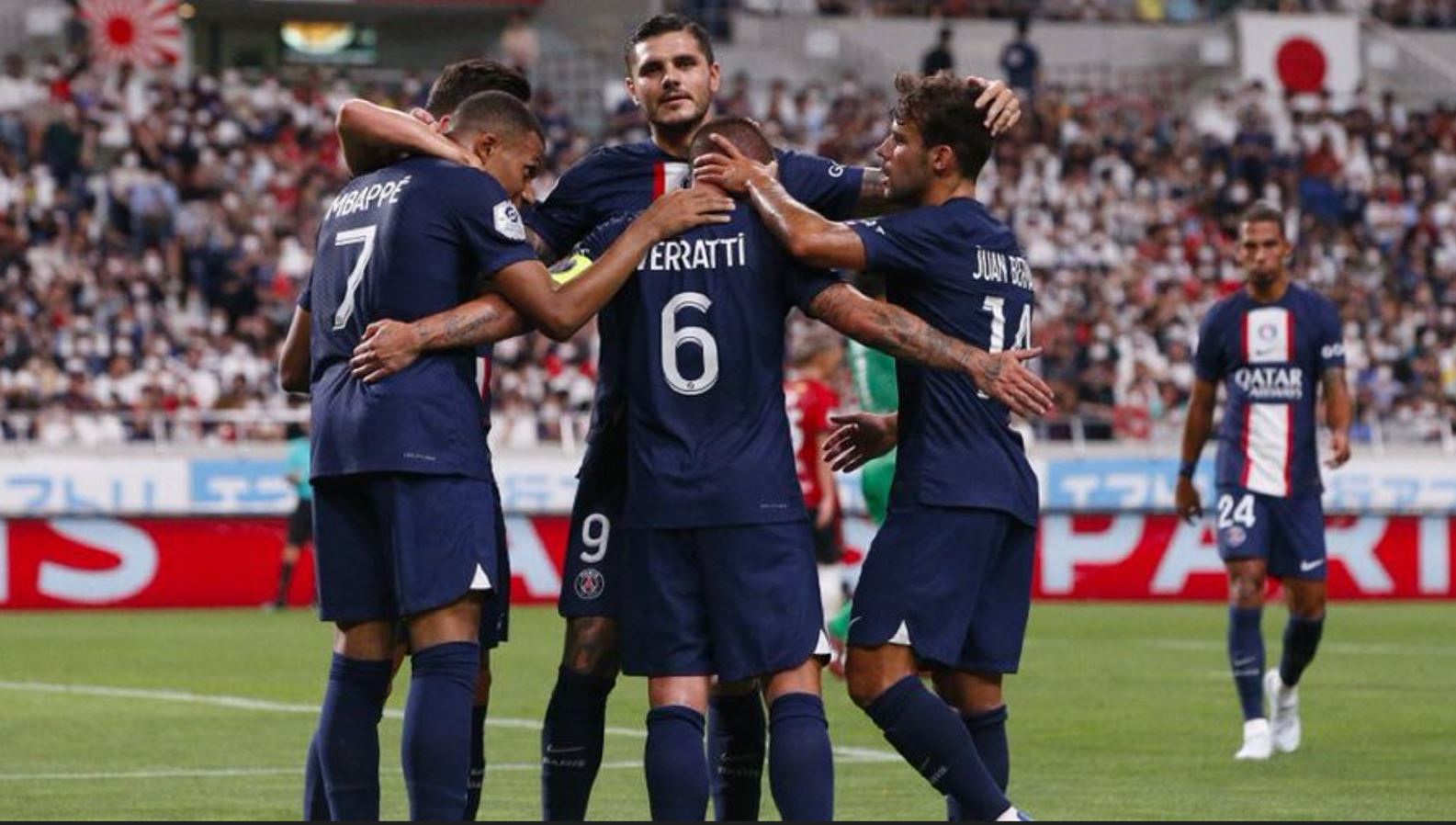 مبابي يقود سان جرمان لتخطي أوراوا