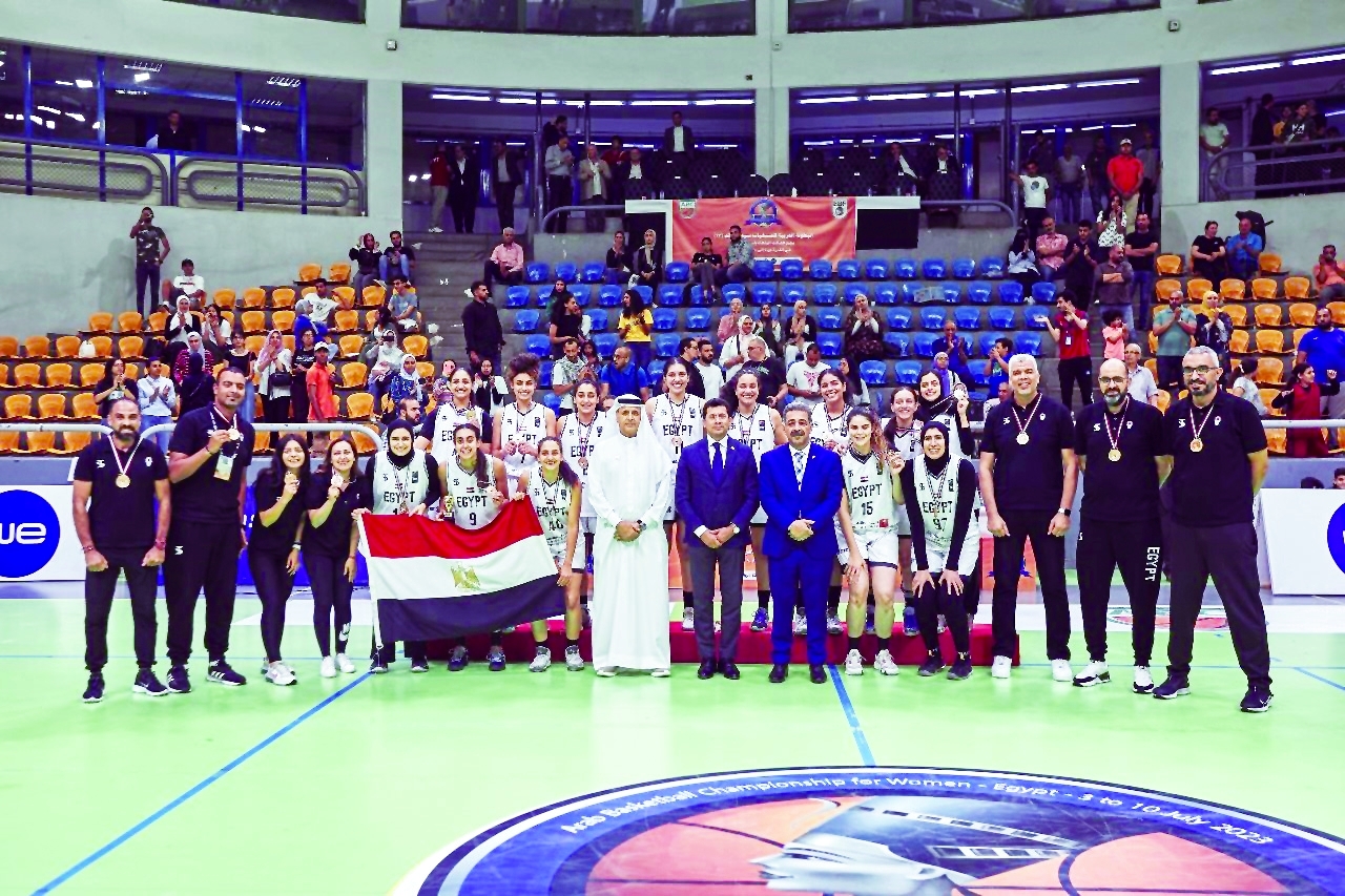 منتخب سيدات مصر بطل «عربية السلة»