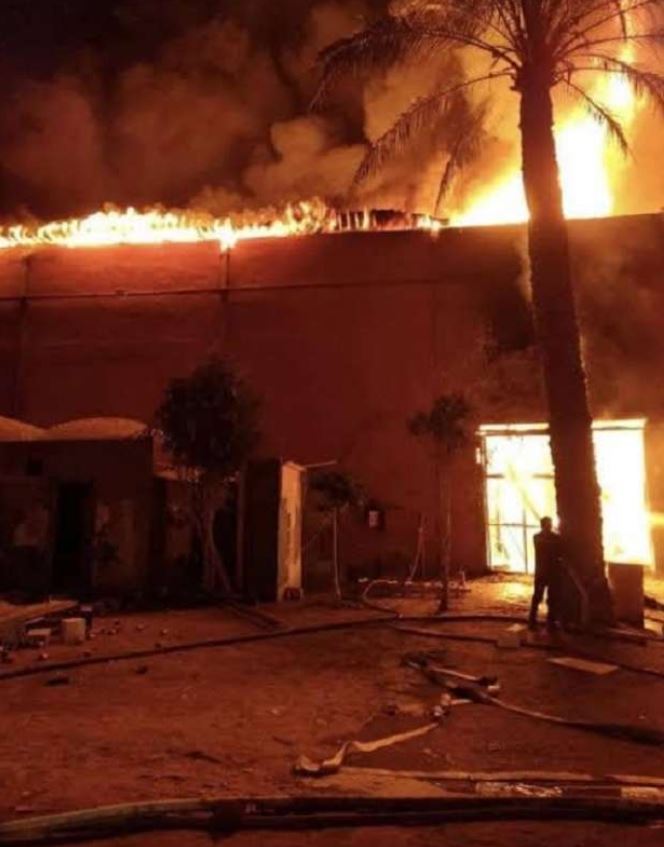 حريق يلتهم موقع تصوير "مسلسل الكبير أوي 8" .. وأشرف عبد الباقي يوضح