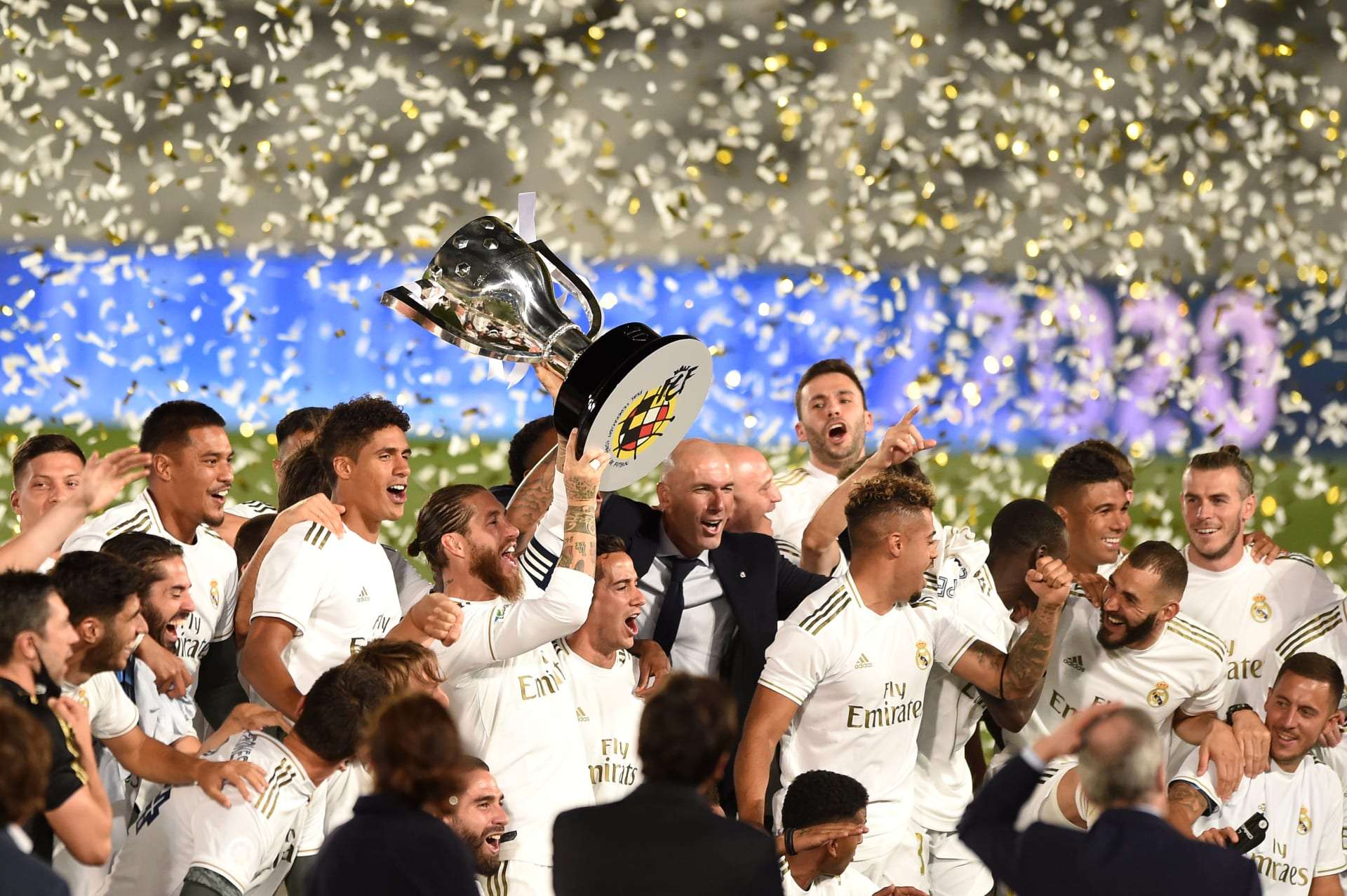 ريال مدريد يتصدر قائمة الأكثر تتويجاً بلقب الدوري الإسباني