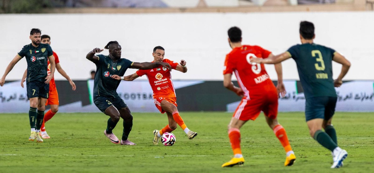 تأهل عجمان إلى ربع نهائي كأس رئيس الدولة بعد تحقيقه فوزًا غاليًا على خورفكان