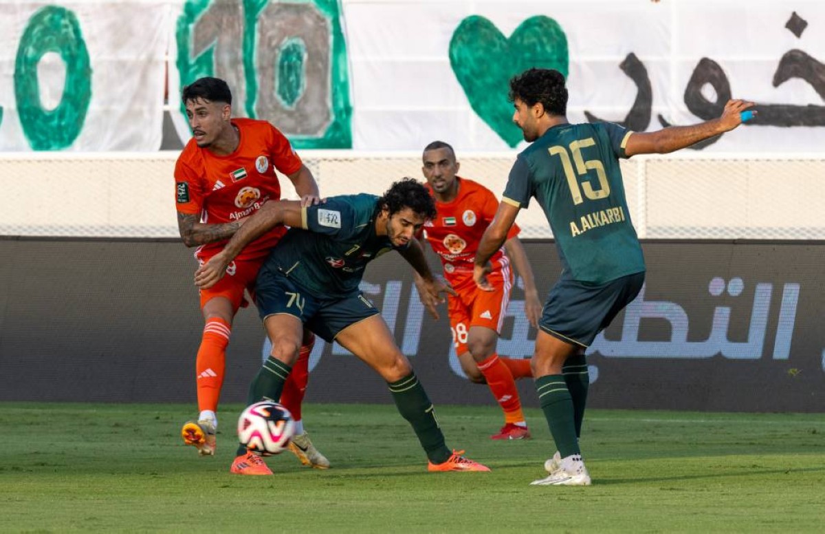 تأهل عجمان إلى ربع نهائي كأس رئيس الدولة بعد تحقيقه فوزًا غاليًا على خورفكان