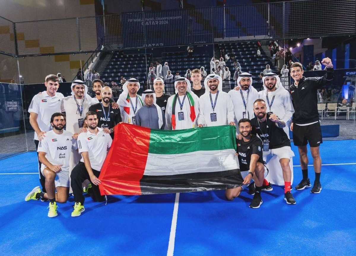 إنجاز تاريخي.. الإمارات خامساً في مونديال البادل