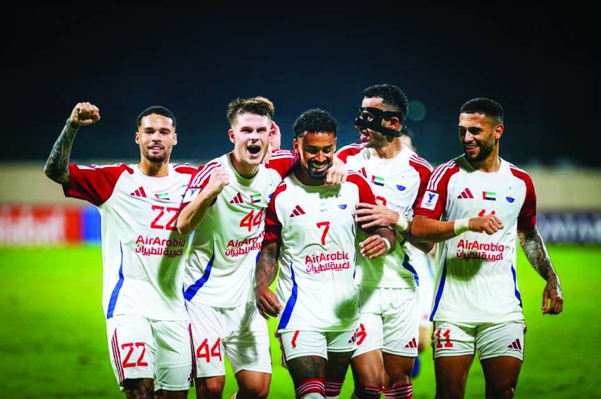 الشارقة يدافع عن صدارته الآسيوية أمام سباهان في الدوحة