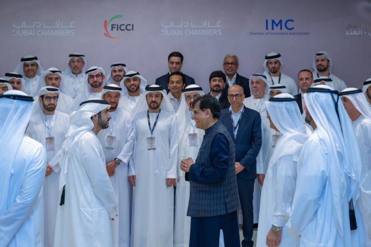 حمدان بن محمد يشهد في مومباي الإعلان عن افتتاح مكتب غرفة دبي العالمية في بنغالور