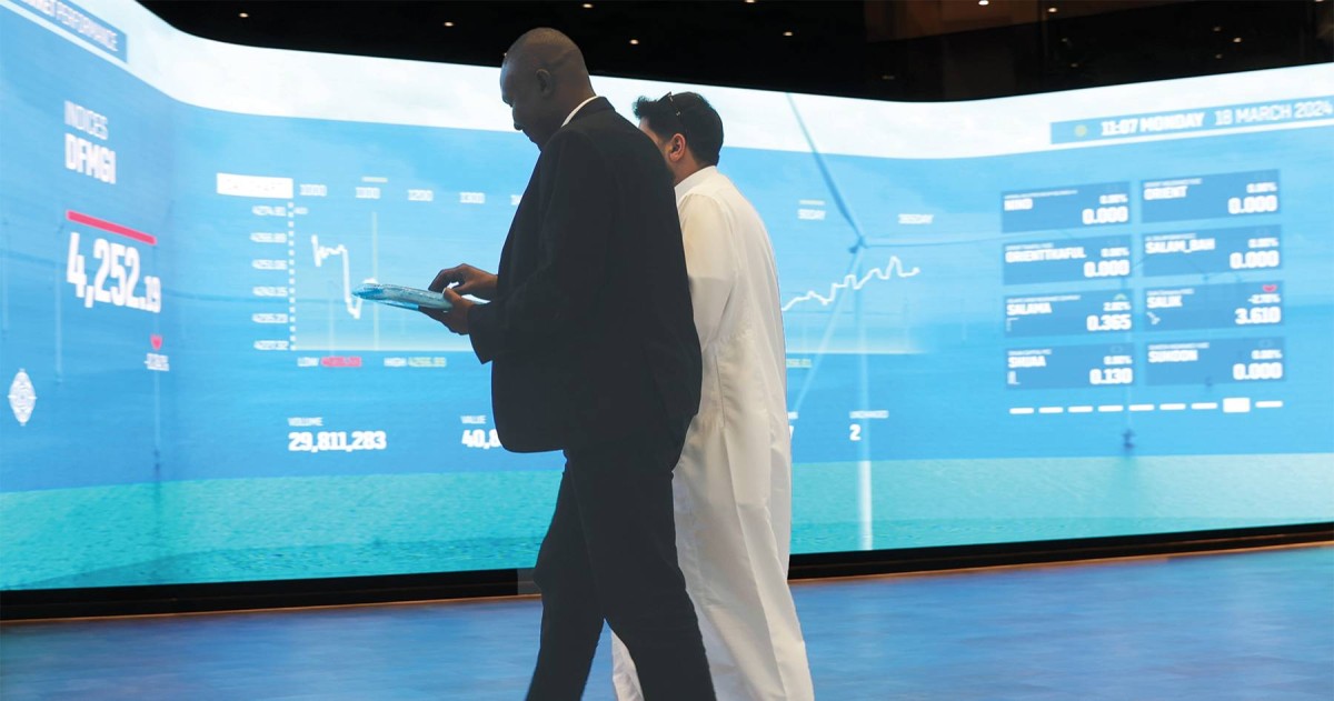 سوق دبي يقود ارتفاع البورصات العربية في أسبوع