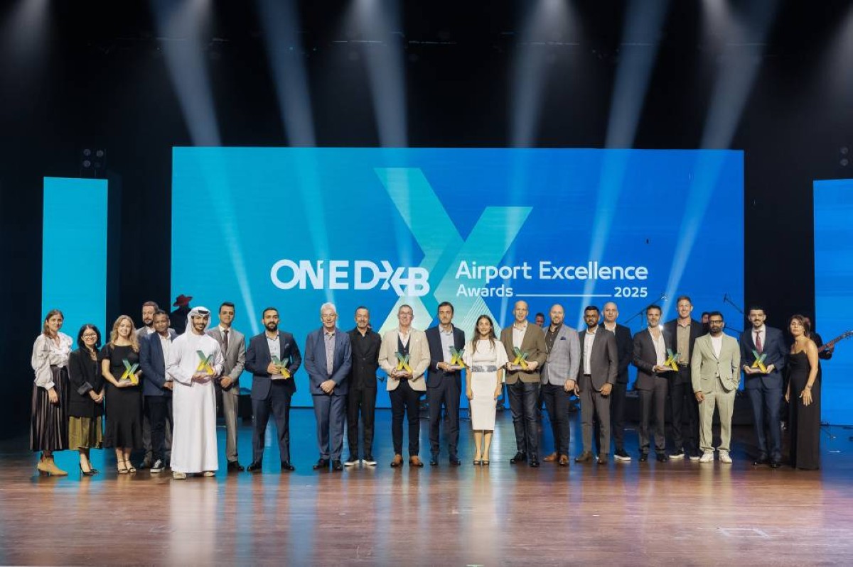مطارات دبي تحتفي بالشراكات والأداء الاستثنائي خلال حفل جوائز oneDXB للتميز في المطارات