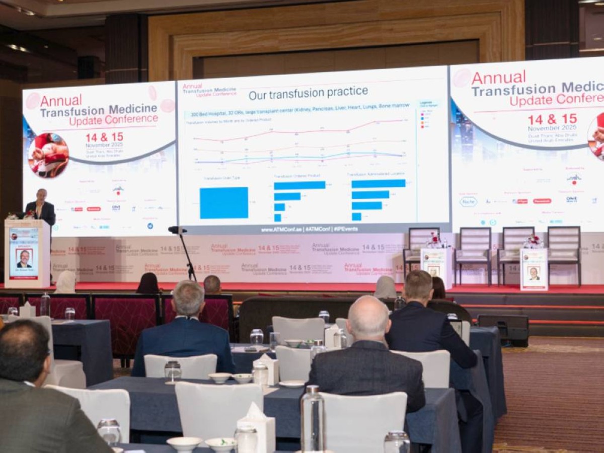 مؤتمر مستجدات نقل الدم في أبوظبي يوصي بدعم الابتكار والأبحاث