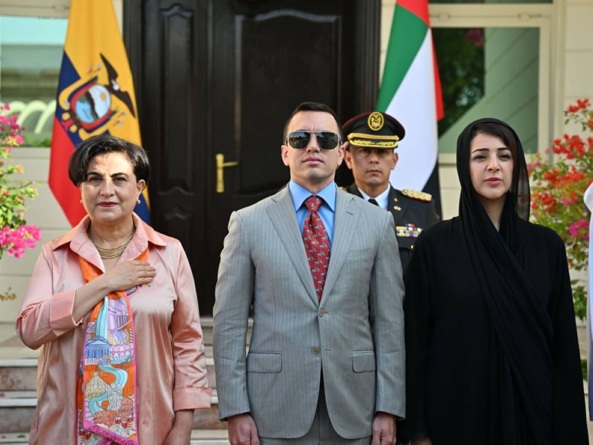 رئيس الإكوادور يفتتح مقر سفارة بلاده في أبوظبي