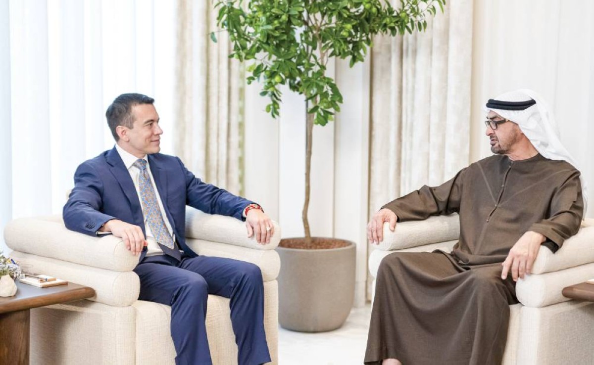 الإمارات والإكوادور تؤكدان التزامهما بدفع الشراكات الاستراتيجية وتوسيع آفاق التعاون