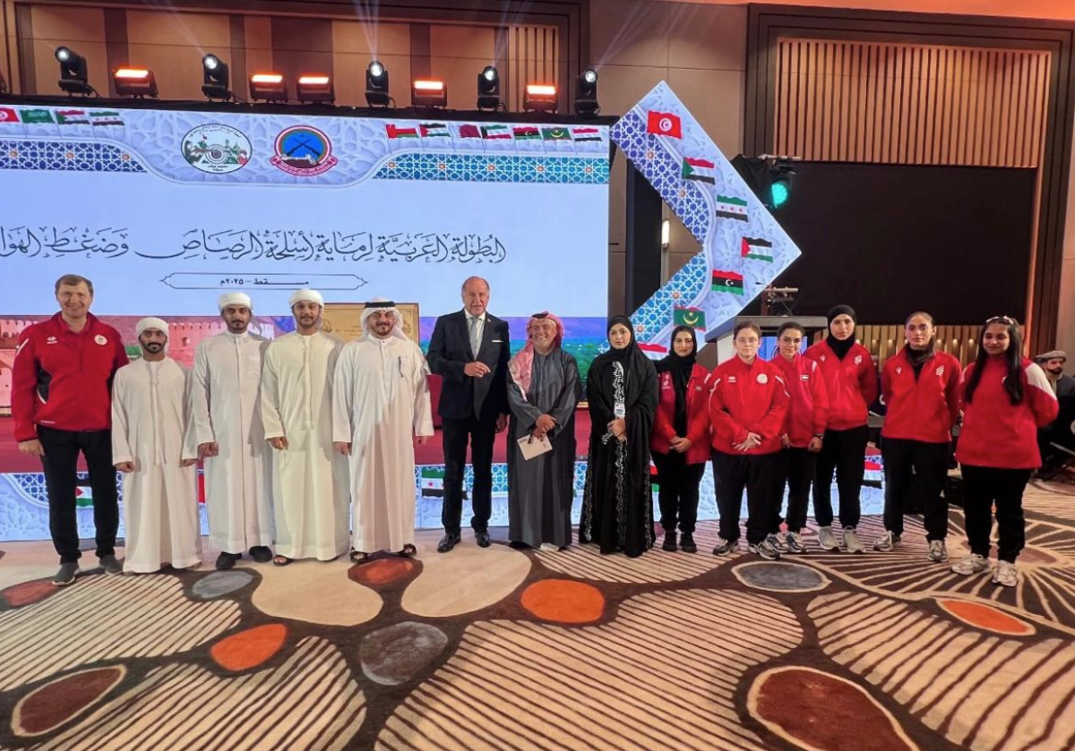 منتخب الرماية يحصد 10 ميداليات ملونة في البطولة العربية بمسقط