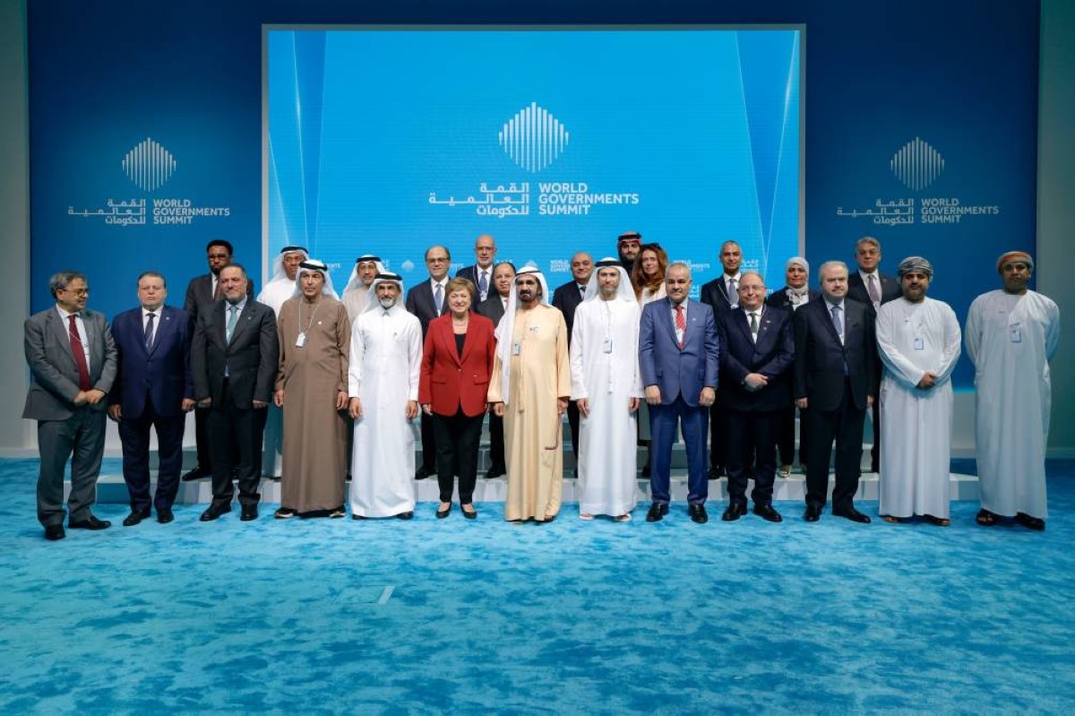 محمد بن راشد يلتقي وزراء المالية العرب المشاركين في منتدى المالية العامة للدول العربية