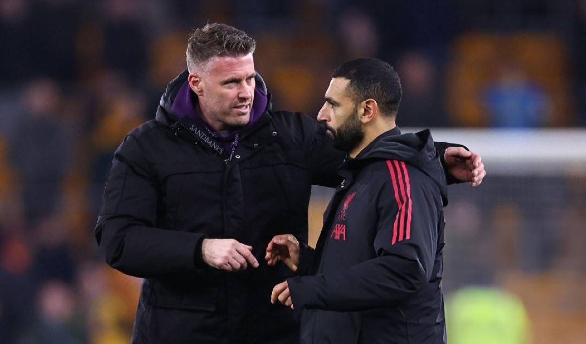 محمد صلاح يخطف الأنظار بلقطة رائعة مع مدرب وجمهور وولفرهامبتون بعد «ثأر» ليفربول