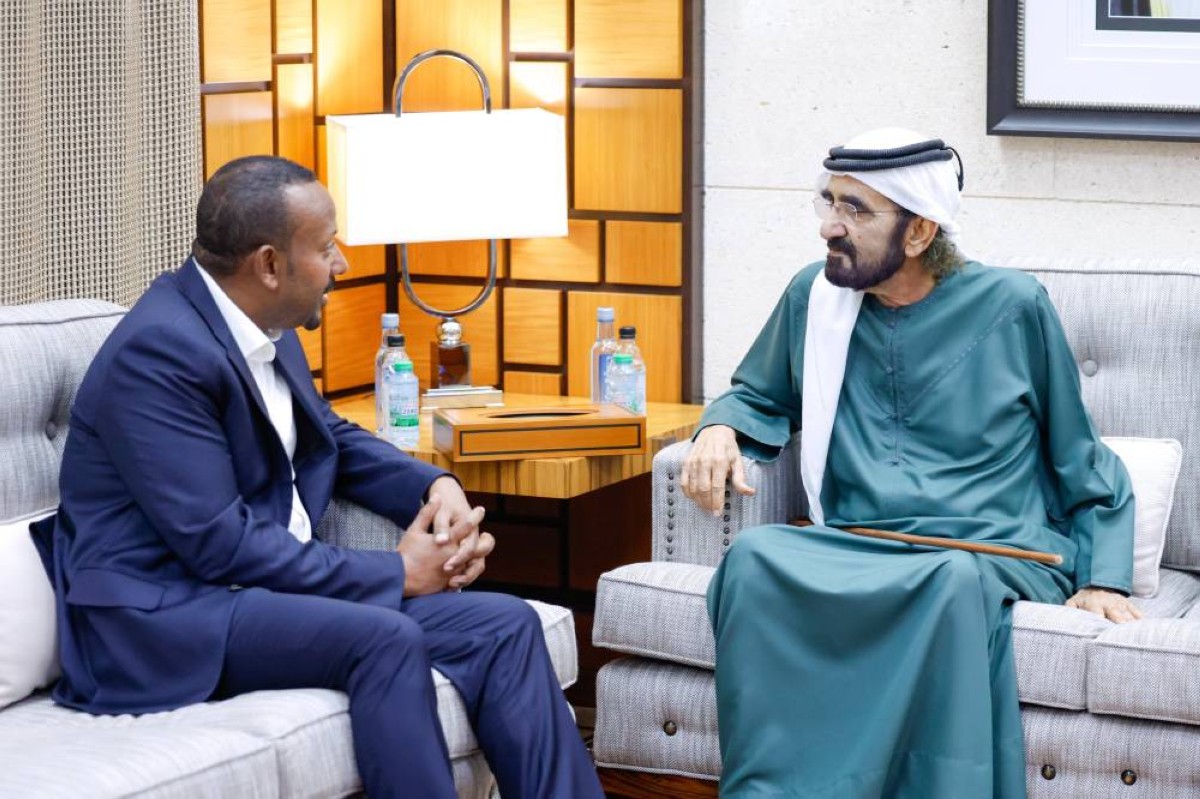 محمد بن راشد وآبي أحمد يبحثان آفاق التعاون بين الإمارات وإثيوبيا والتطورات الإقليمية الراهنة