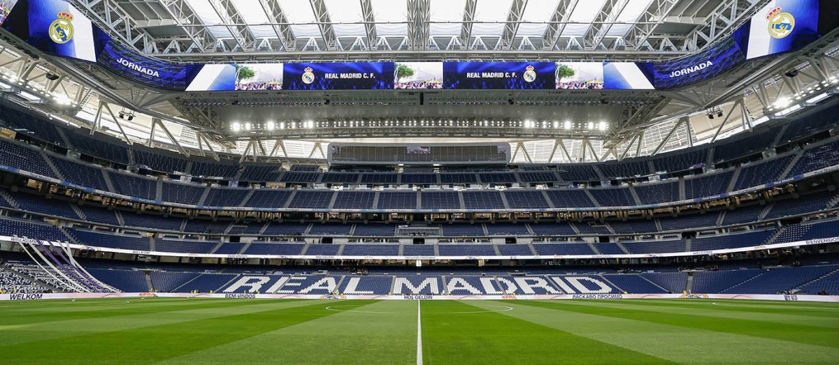 ريال مدريد يحول «برنابيو»  إلى ملعب تدريب للتنس