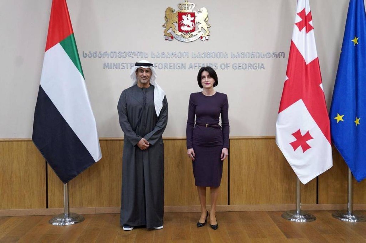 سعيد الهاجري يلتقي نائبة رئيس الوزراء وزيرة الخارجية في جورجيا