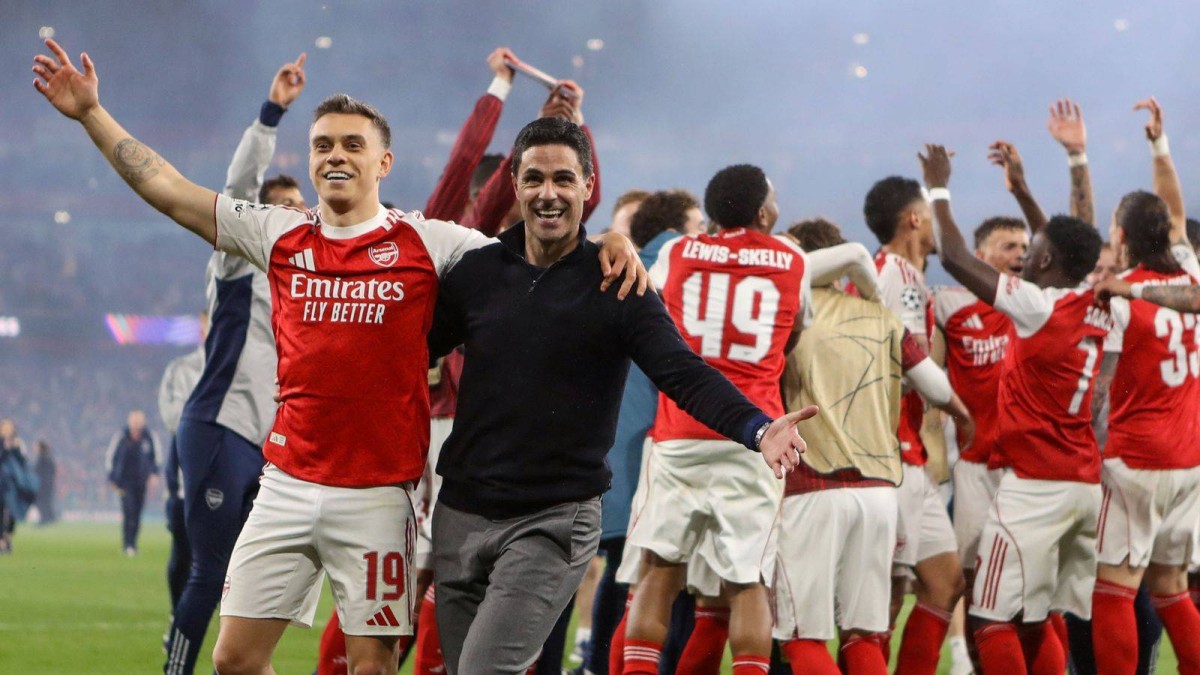 أرسنال يحقق ما لم يفعله أي فريق في دوري الأبطال