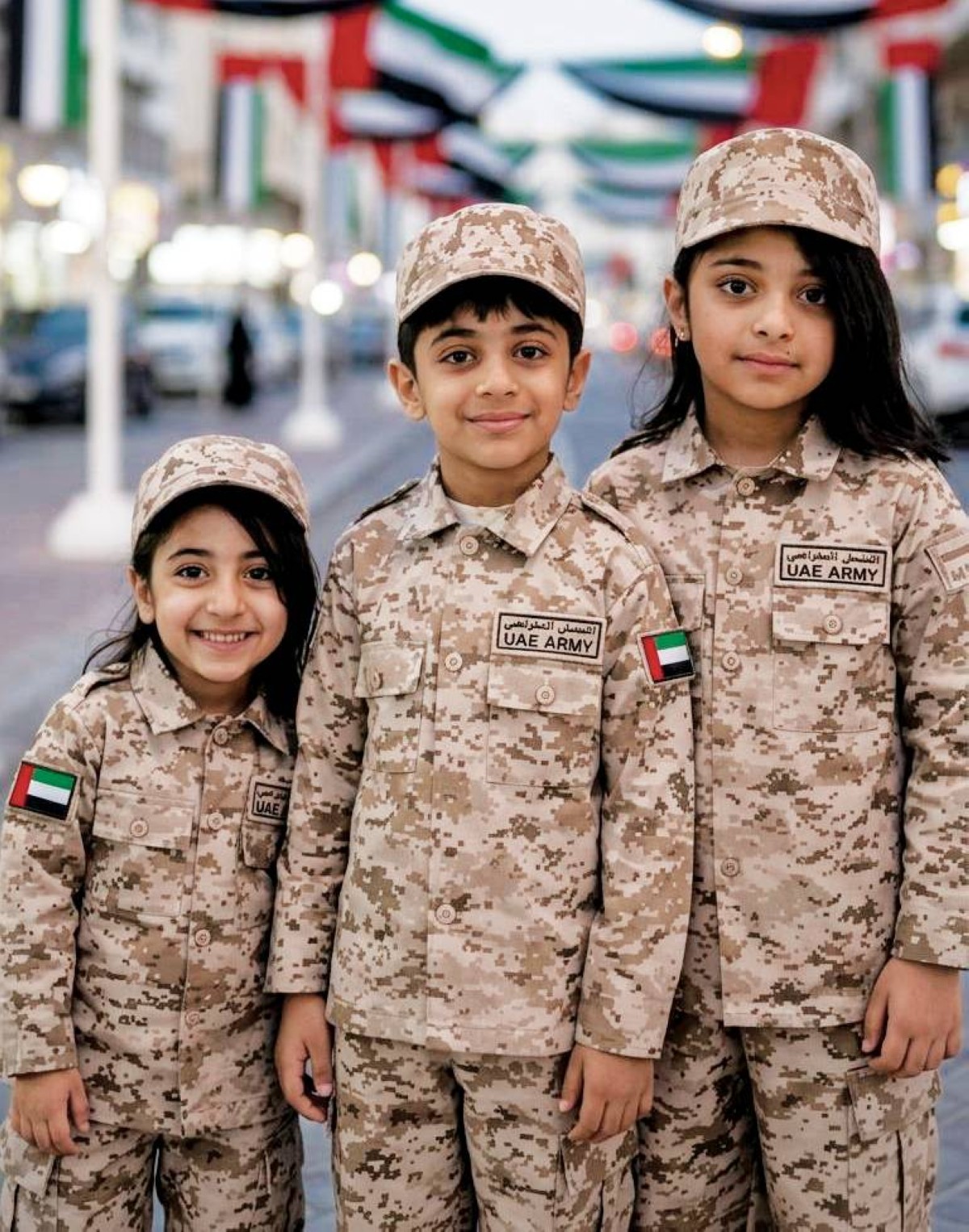 الأشقاء نور وبدر وفاطمة صالح الزحمي