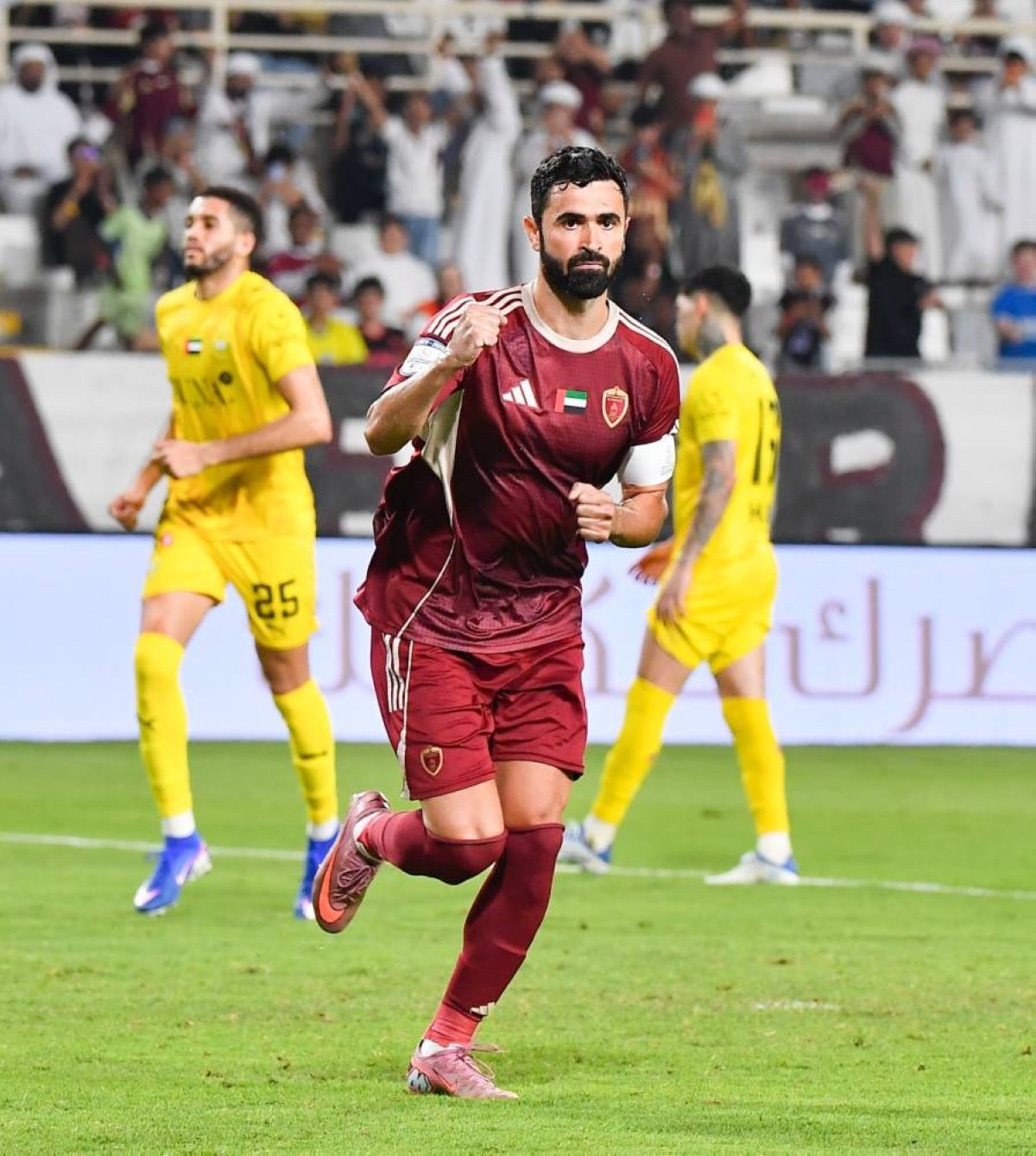 خريبين يقترب من تحطيم رقم أسطورة الوحدة