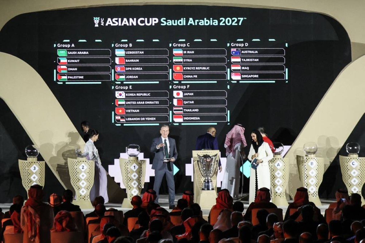 منتخب الإمارات في المجموعة الخامسة لكأس آسيا مع كوريا وفيتنام ولبنان أو اليمن