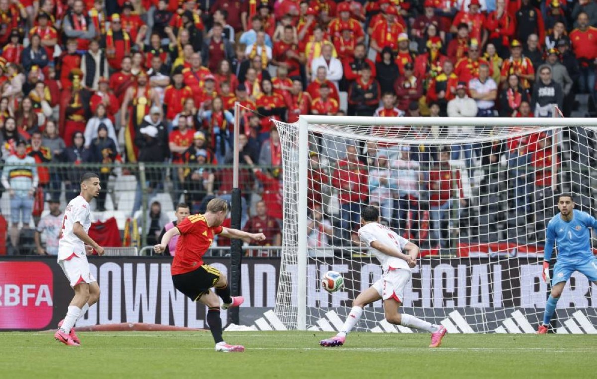 المنتخب البلجيكي يوجه إنذاراً لمنتخب مصر على حساب المنتخب التونسي