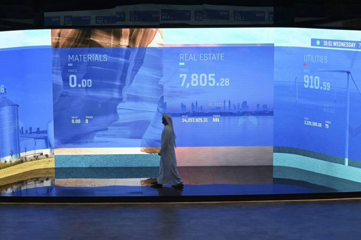 أسهم الإمارات تقود البورصات المرتفعة مع تفاؤل المستثمرين بآفاق السلام