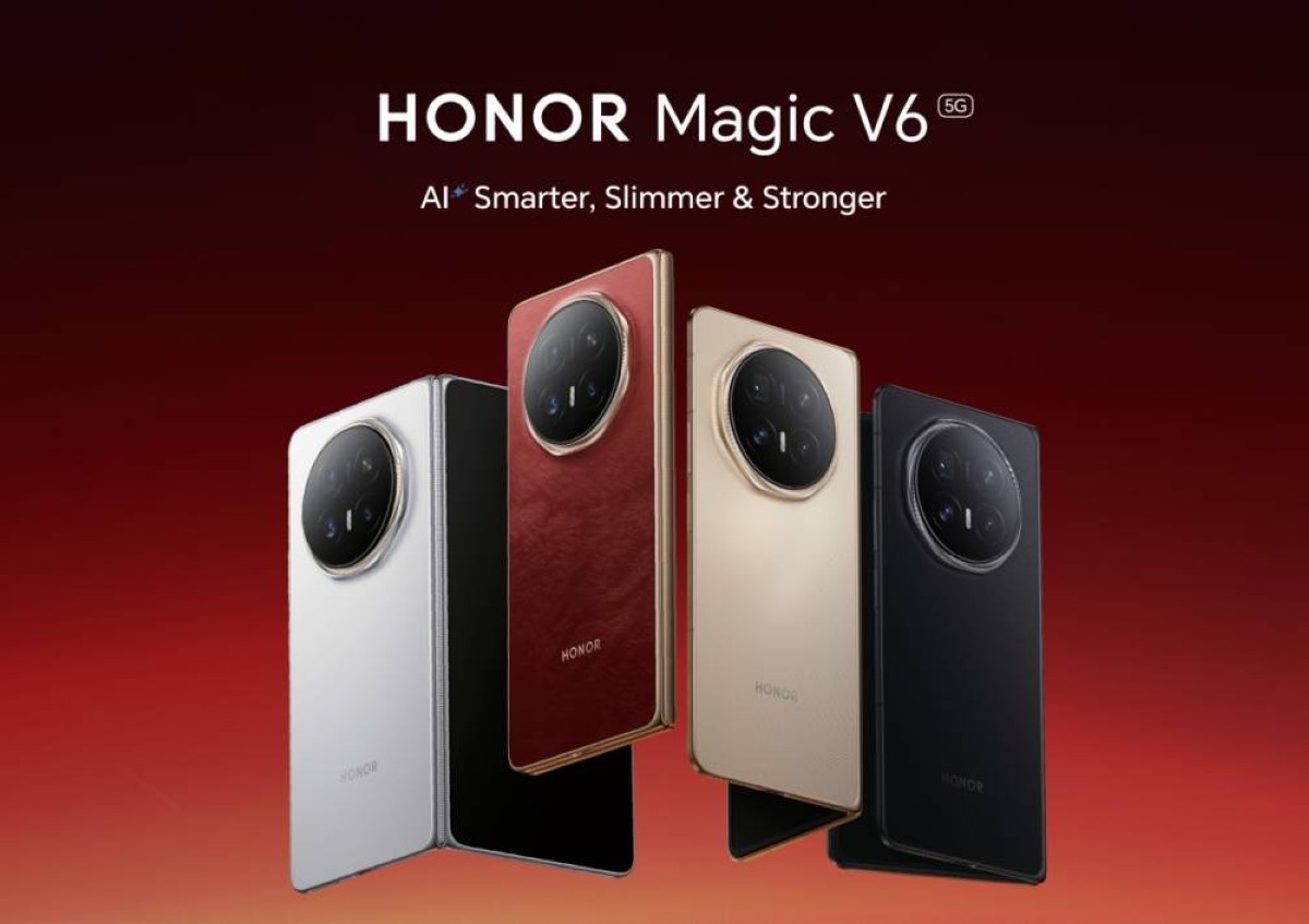 HONOR تعلن فتح باب الطلب المسبق لهاتف HONOR Magic V6 المتميز