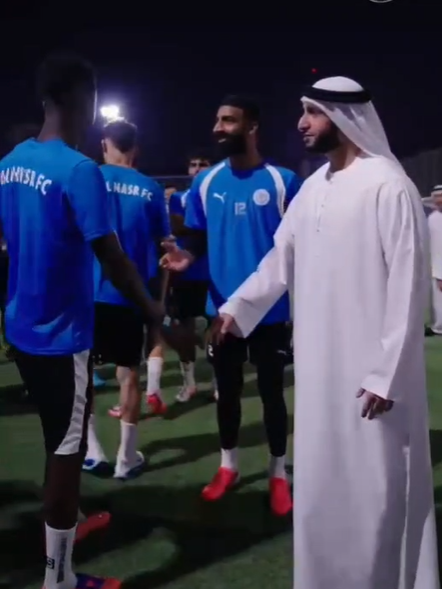راشد بن حمدان يزور تدريبات النصر ويحث اللاعبين على مضاعفة الجهد «فيديو»