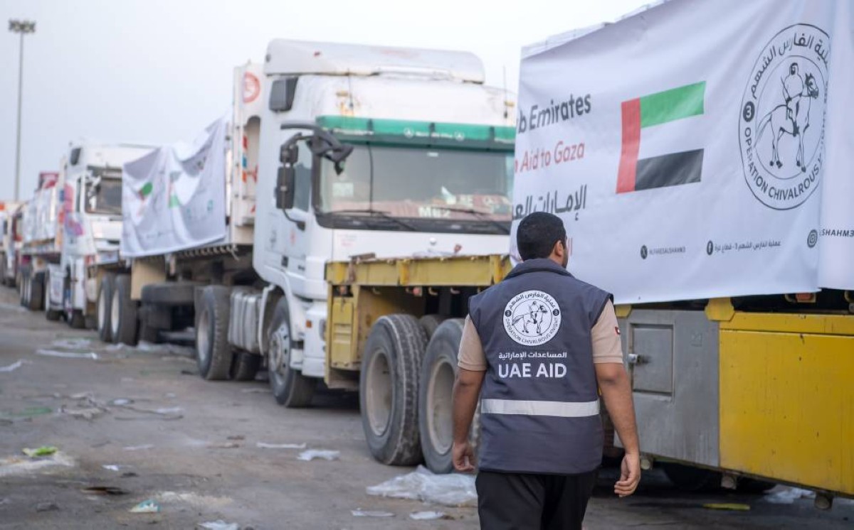 الإمارات تواصل دعم غزة بـ4 قوافل إغاثية