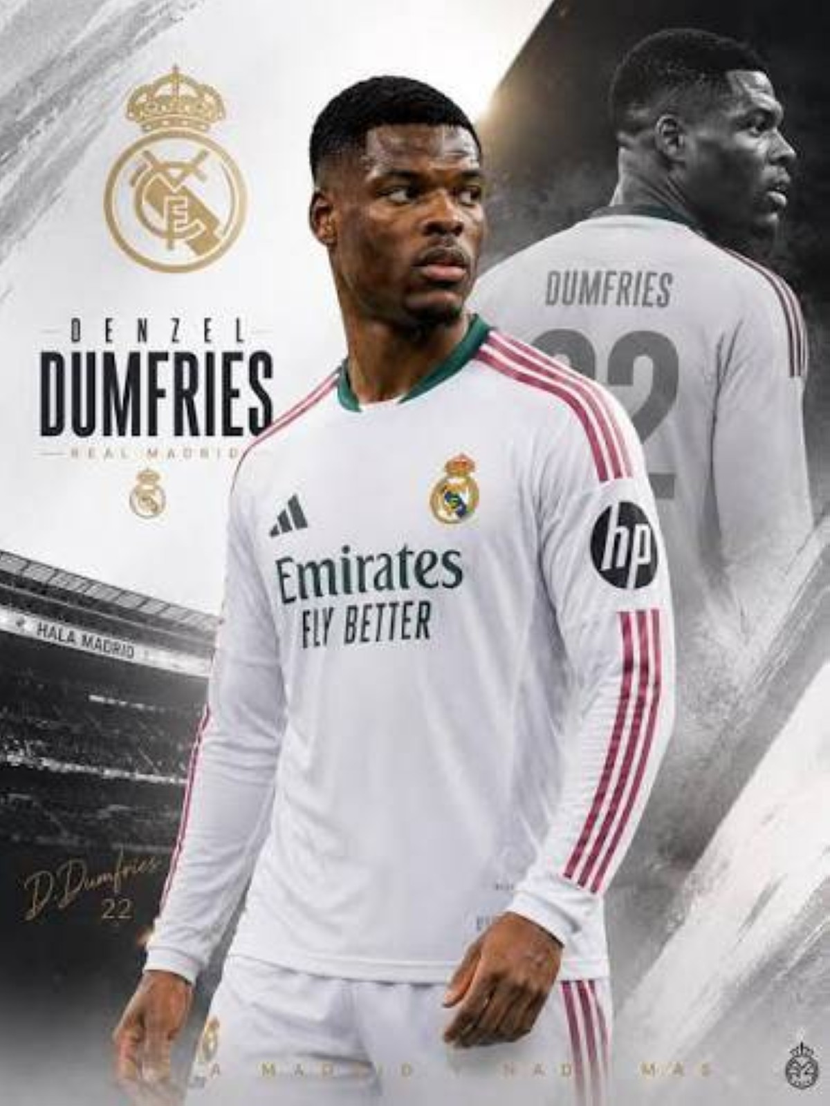 ريال مدريد يتعاقد مع الهولندي دنزل دومفريس من إنتر ميلانو