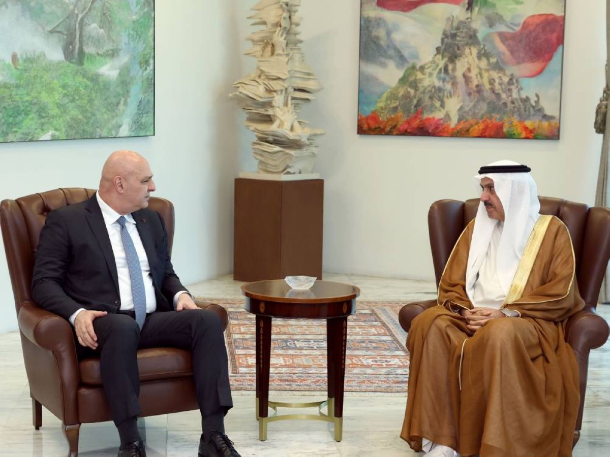 الرئيس اللبناني يستقبل صقر غباش ويؤكد عمق العلاقات الأخوية مع الإمارات