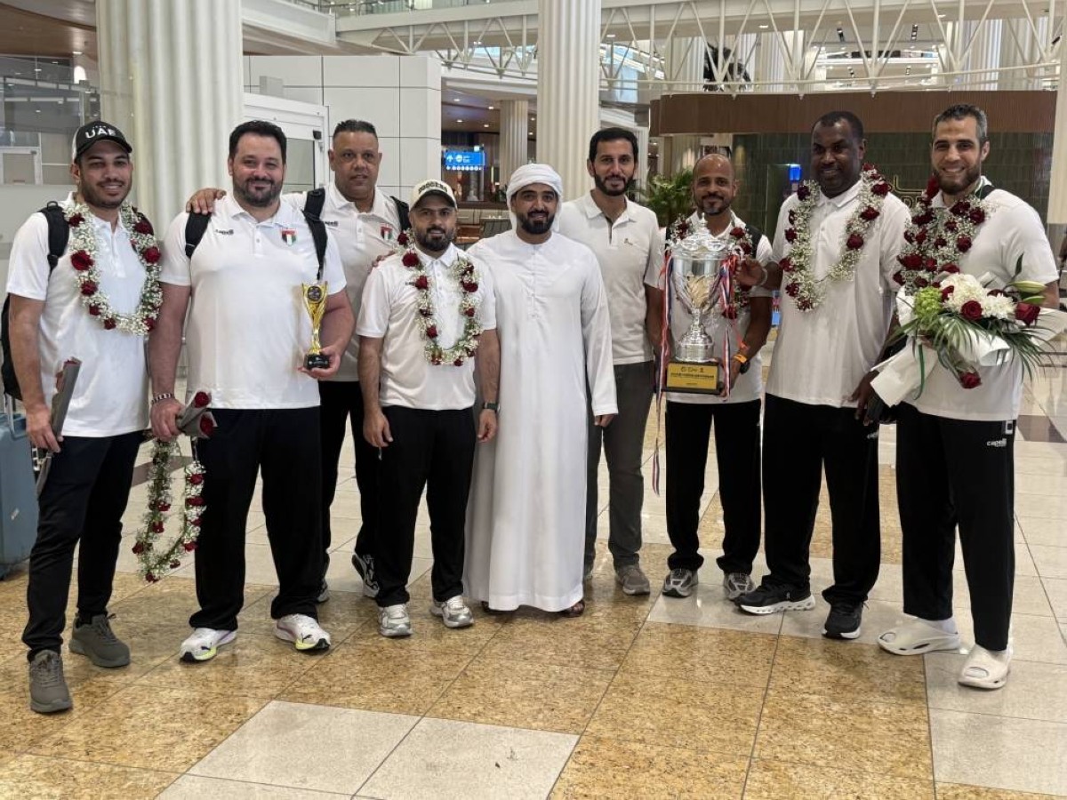 استقبال حافل لأبطال شباب اليد
