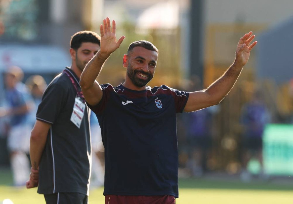 محمد صلاح بديلاً في ظهوره الأول مع طرابزون