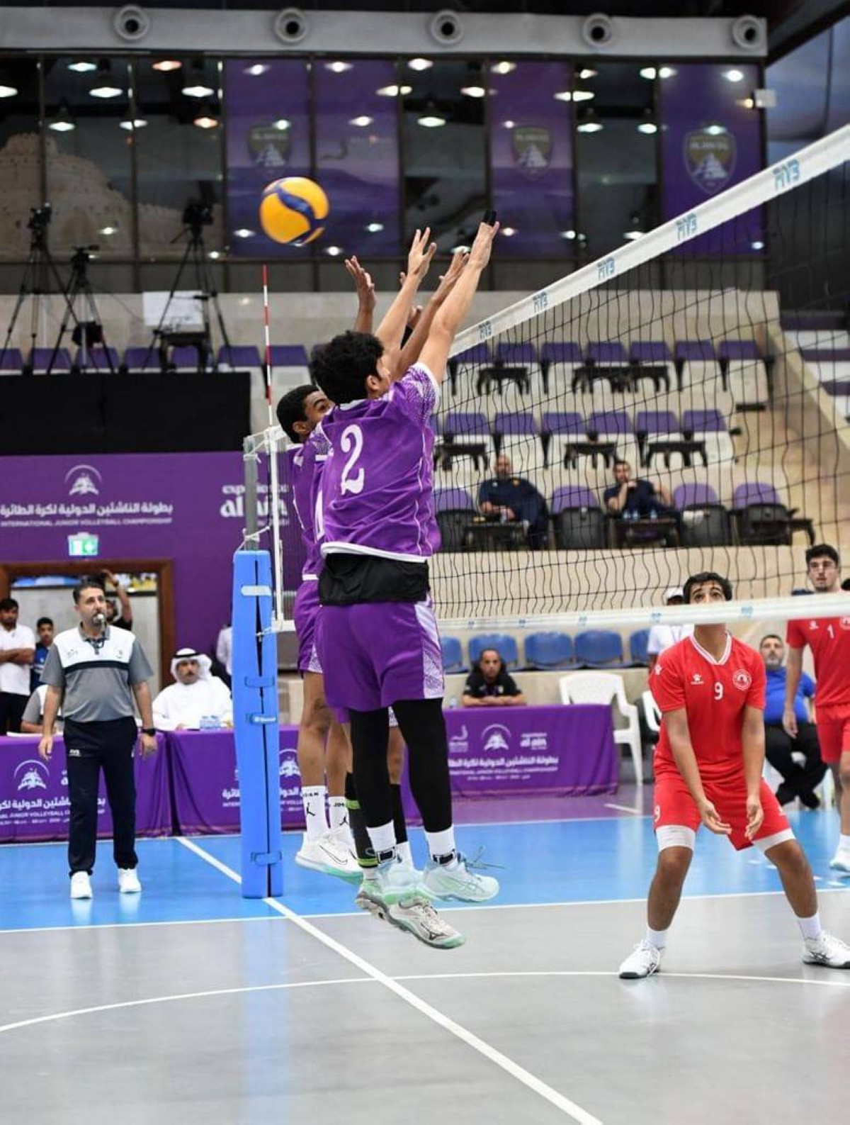 النصر البحريني بالعلامة الكاملة في دولية الناشئين للكرة الطائرة بالعين