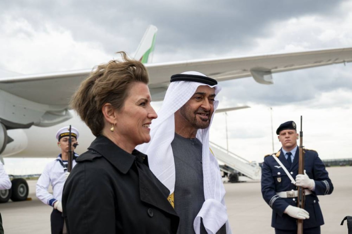 رئيس الدولة يصل ألمانيا في "زيارة دولة"