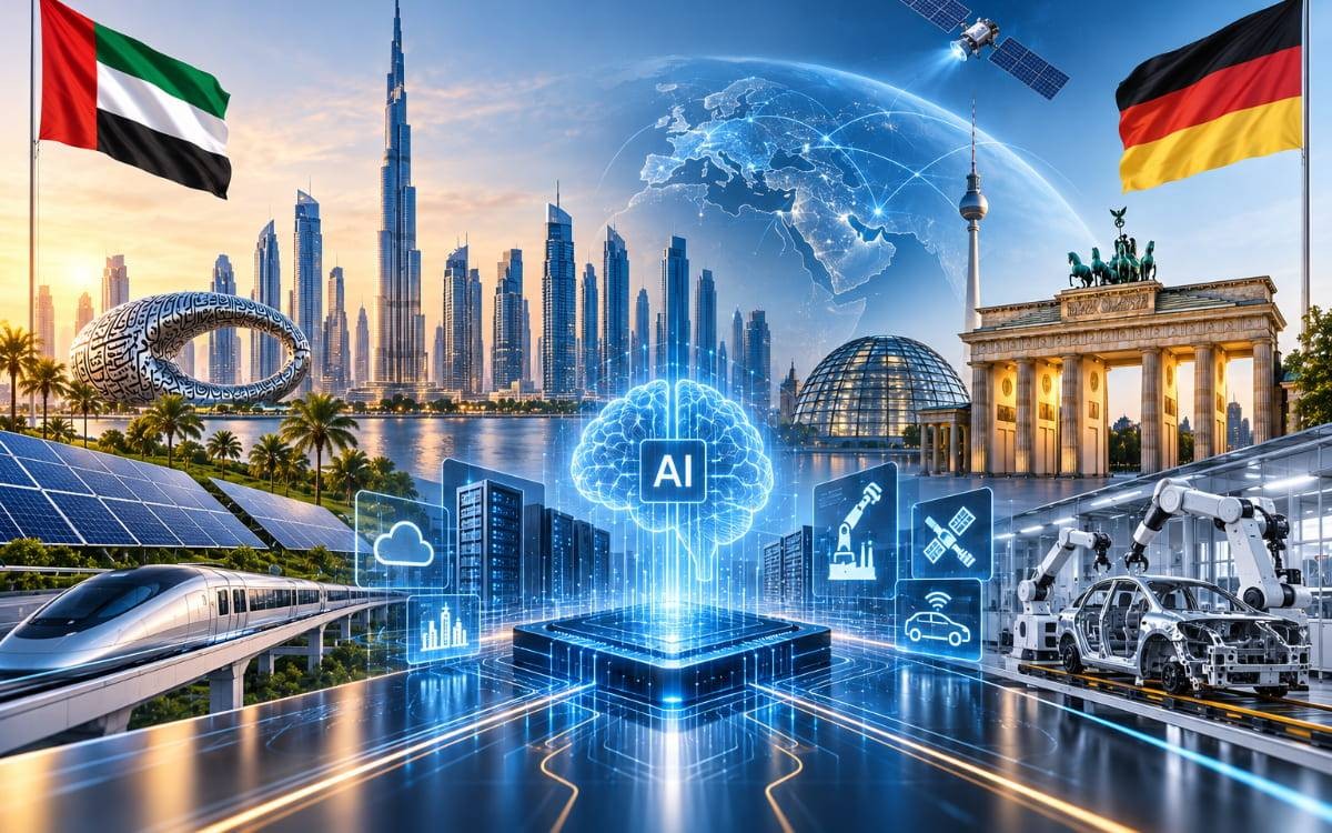 الذكاء الاصطناعي والبنية التحتية الرقمية في صدارة الشراكات الإماراتية الألمانية