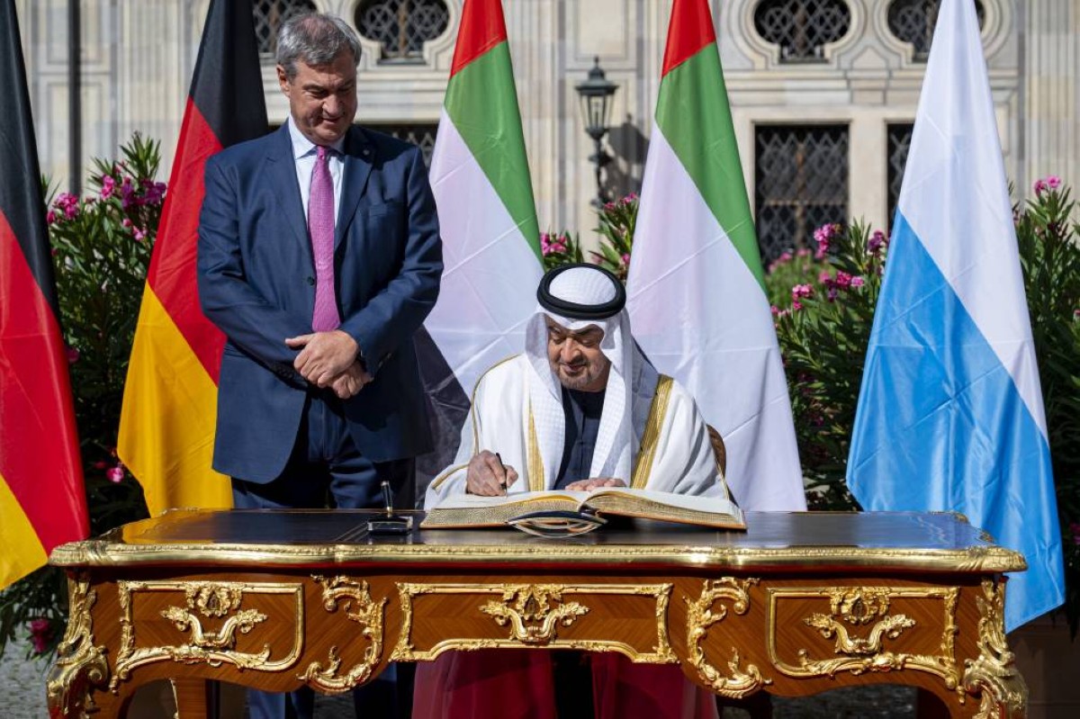 رئيس الدولة ورئيس حكومة بافاريا يبحثان تعزيز علاقات التعاون في القطاعات الحيوية