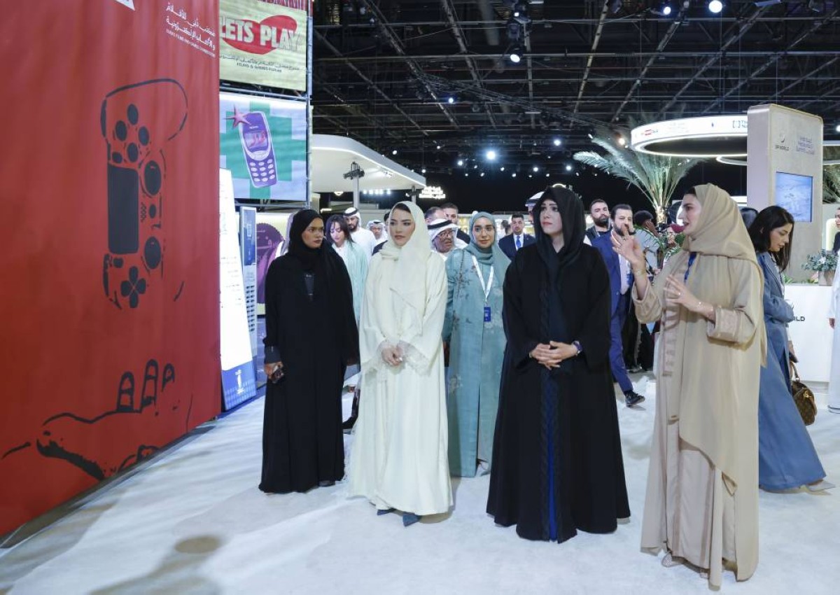 لطيفة بنت محمد تتفقّد فعاليات "قمة الإعلام العربي 2026"