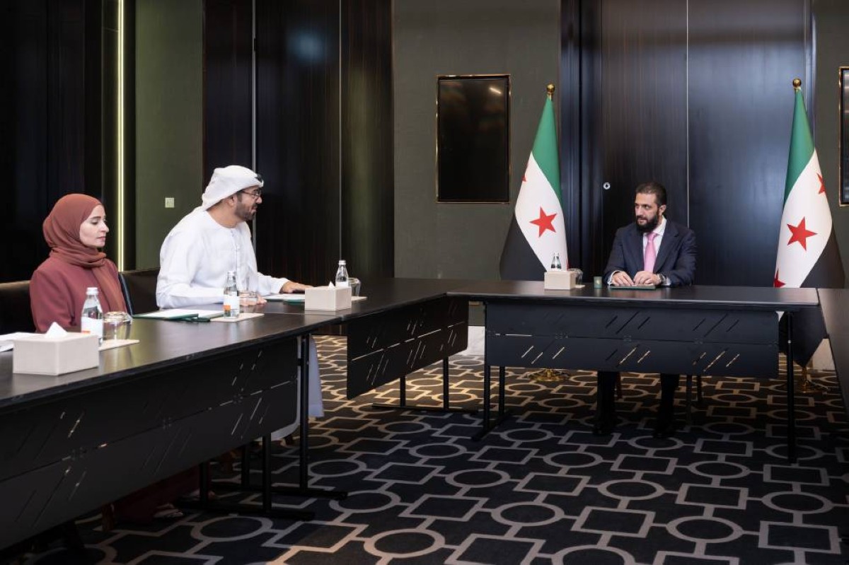 الرئيس السوري يطلع على منظومة العمل الحكومي في الإمارات
