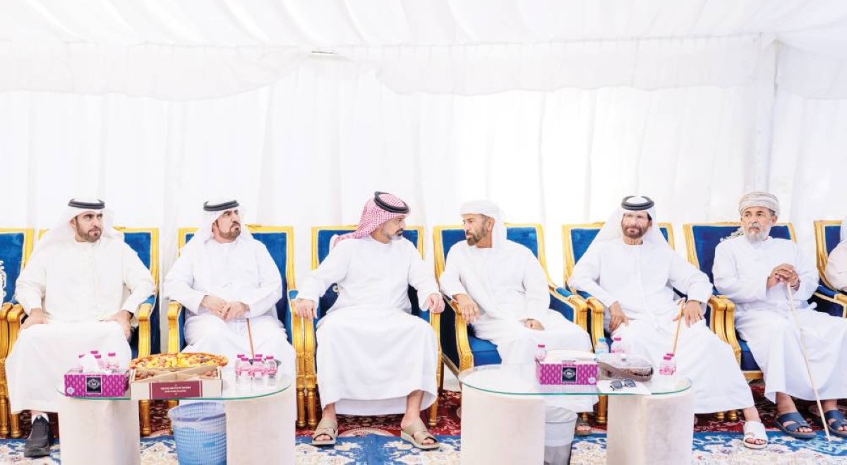 عمار النعيمي يعزي في وفاة سيف الخاطري