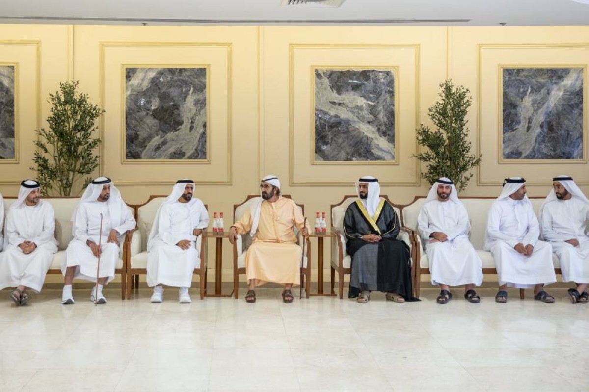 محمد بن راشد يحضر أفراح الفلاسي