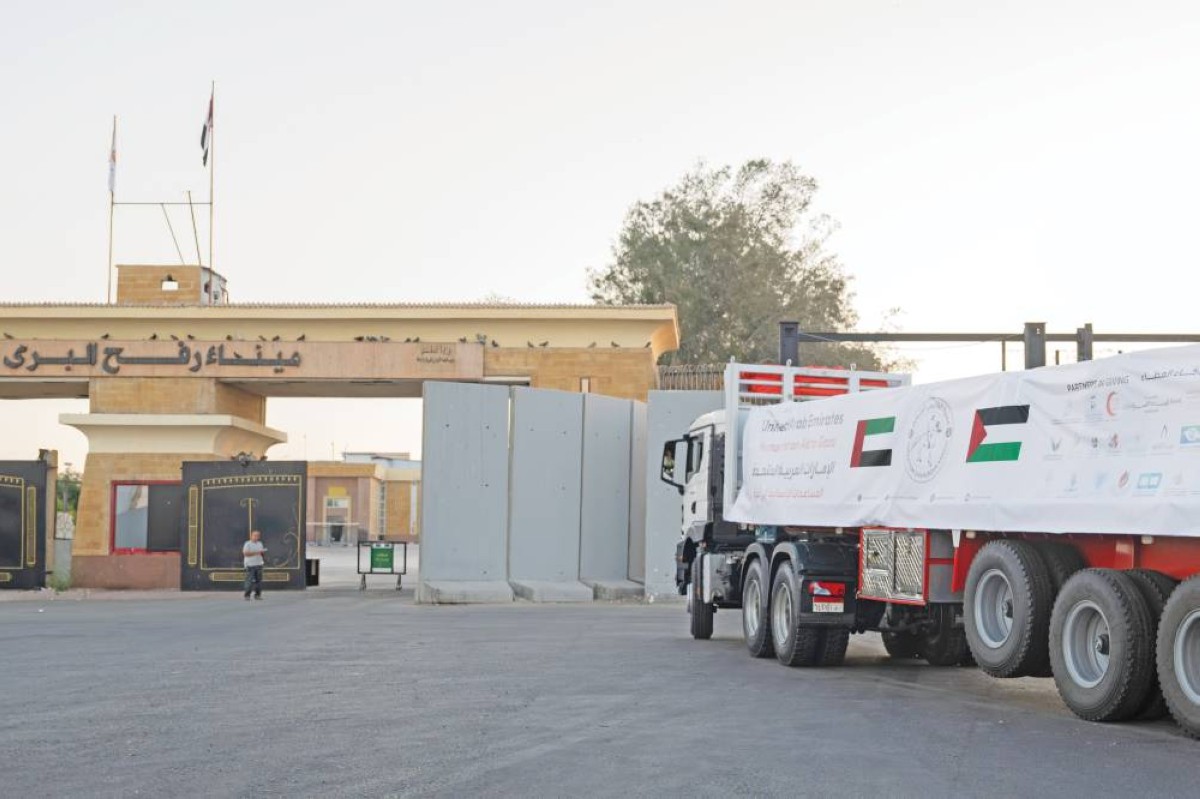 الإمارات تغيث غزة بـ 781 طناً من المساعدات